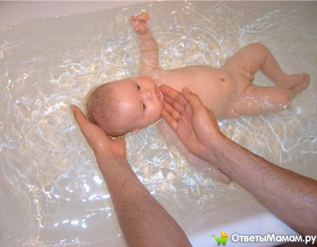 температура воды для купания новорожденных 