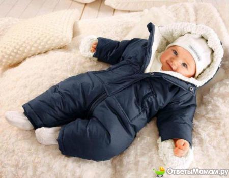 как одеть новорожденного зимой